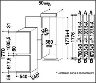 Frigorifero Whirlpool Combinato a Incasso ART 450  