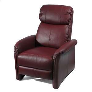  Home Leather Soft Pad Recliner 3 Positional Leather Cozy 