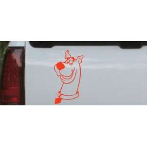 Scooby Doo Cartoons Car Window Wall Laptop Decal Sticker    Red 12in X 