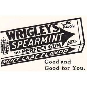  Print Ad 1931 Wrigleys Spearmint Gum Wrigleys Books
