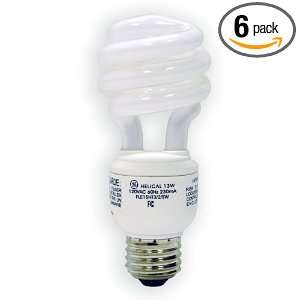   Energy Smart Soft White Spiral T3 Light Bulb 6 Pack: Home Improvement