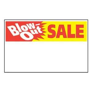  Blowout Sale   Large Item Price Shelf Signs (100pk)   11 