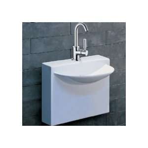   Porcelain Lavatory W/ One Faucet Hole & No Overflow 4500S 001 White