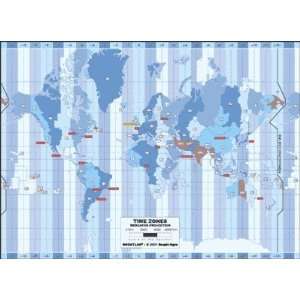  Time Zones Wall Mural: Home Improvement