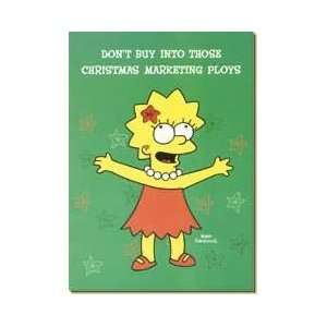  Simpsons Lisa Simpson 18 count boxed Christmas cards 