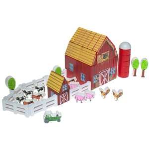  Melissa & Doug Farm Blocks: Toys & Games