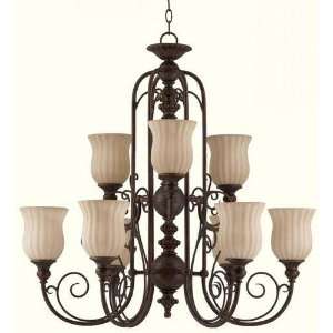  Mademoiselle   chandelier in tortoise shell with scavo 