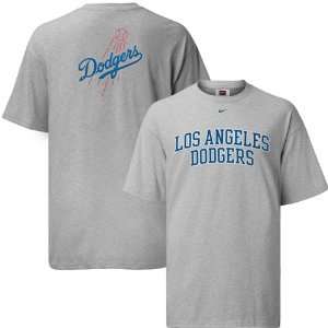  Nike L.A. Dodgers Ash Changeup Arched T shirt: Sports 