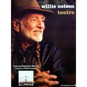  WILLIE NELSON Teatro Poster 18x24 Everything Else