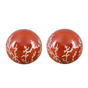  Corals and Shells Pattern Collectible Ball Coral II (Pack 