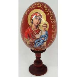   Wooden Easter Egg MATHER of GOD & CHILD (0456): Everything Else