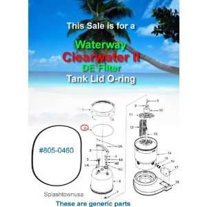   Waterway Cleawater II DE Filter Tank O ring 805 0460: Everything Else