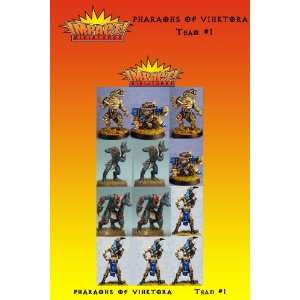   Pharoahs of Vihktora Fantasy Football Miniatures Team 1: Toys & Games