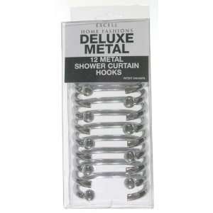   Excell Metal Ball Shower Curtain Hooks 1ME 06100 325: Home & Kitchen