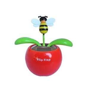  New Solar Powered Flip Flap Swing Bee: Toys & Games