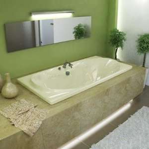 Cayman 42 x 72 x 23 Rectangular Soaking Bathtub Color: Biscuit, Tile 