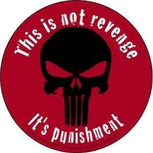  Marvel Comics The Punisher Not Revenge Sticker S 3105 