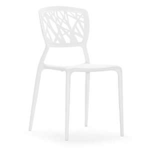  Divinity Chair White Set Of 6   100330: Home & Kitchen