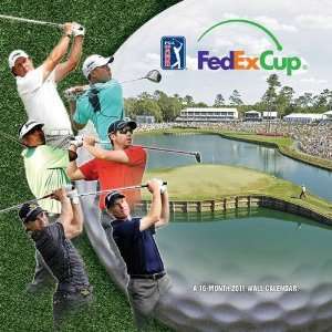  PGA Golf Tour FedEx Cup 2011 Wall Calendar: Office 