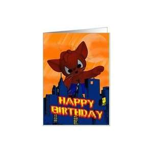  Childrens Birthday Card Spider Cat Card: Toys & Games