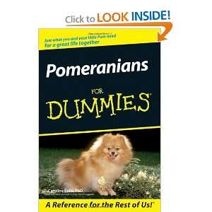  Pomeranians For Dummies [Paperback] D. Caroline Coile 