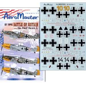   of Britain Final Throes #3 JG 2, 27, 54 (1/48 decals) Toys & Games