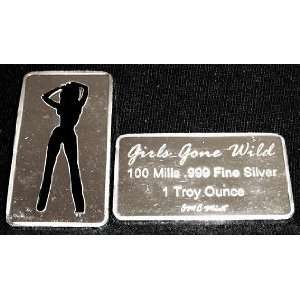  1 Troy Ounce 100 Mill .999 Fine Silver Girls Gone Wild #16 