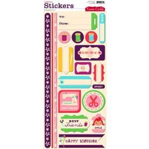  Material Girl Cardstock Stickers: Arts, Crafts & Sewing