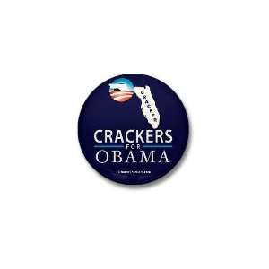  Obama Cracker Obama Mini Button by CafePress: Patio, Lawn 