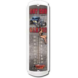  Hot Rod Garage Thermometer: Patio, Lawn & Garden