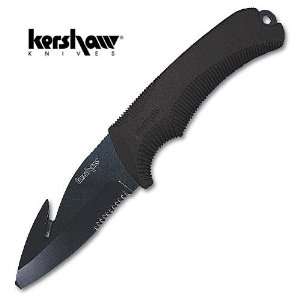  Kershaw Black Responder Knife & Kydex Sheath Sports 