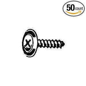 10X5/8 Trim Screw Black (50 count)  Industrial 