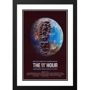  The 11th Hour 20x26 Framed and Double Matted Movie Poster 