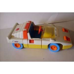  Chicco Plastic Rally Car From the 1980s and Made in Italy 