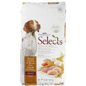 Purina Pro Plan Selects   Chicken & Brown Rice   33 lbs (Quantity of 1 