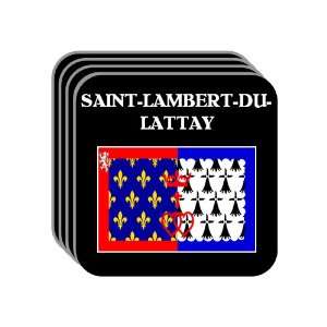  Pays de la Loire   SAINT LAMBERT DU LATTAY Set of 4 Mini 