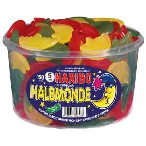 Haribo Halb Monde ( Half Moons )Tub:  Grocery & Gourmet 