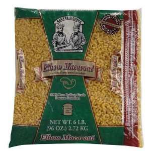 Bakers & Chefs Elbow Macaroni   6 lb. bag   CASE PACK OF 2:  
