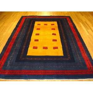   Hand Knotted Gabbeh Persian Rug   911x66:  Home & Kitchen