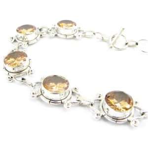  Bracelet silver Heaven citrine. Jewelry