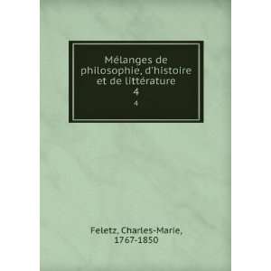  MÃ©langes de philosophie, dhistoire et de littÃ 