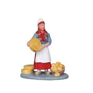  Lemax Village Collection CHEESE SELLER #12899 Figurine: Home & Kitchen