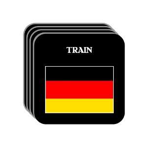  Germany   TRAIN Set of 4 Mini Mousepad Coasters 