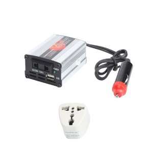   DC 12V to AC 220V Power Inverter with Plug USB Outlet Electronics