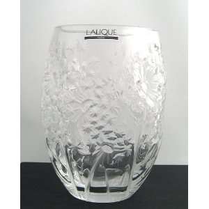  Lalique Bucolique Vase Large Clear: Home & Kitchen