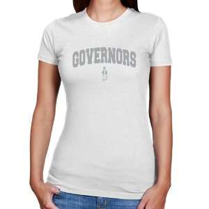  Austin Peay State Governors Ladies White Logo Arch Slim 