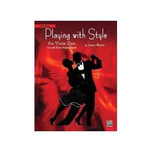  Alfred 00 13520X Playing with Style for String Quartet or 