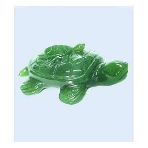   Jade Mother Sea Turtle With Baby Figurine (hnw 1399): Home & Kitchen