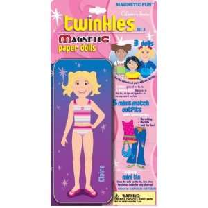  Magnetic Paper Dolls Travel Tin   Twinkles Set 1: Toys 