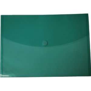   , Trapezoid Flap, Green (Pack of 6) (50083 17105): Office Products